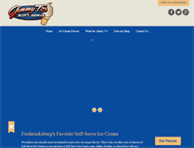 Tablet Screenshot of jimmytssoftserve.com